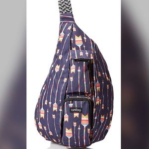 NWOT Amber Rope Sling Bag Canvas